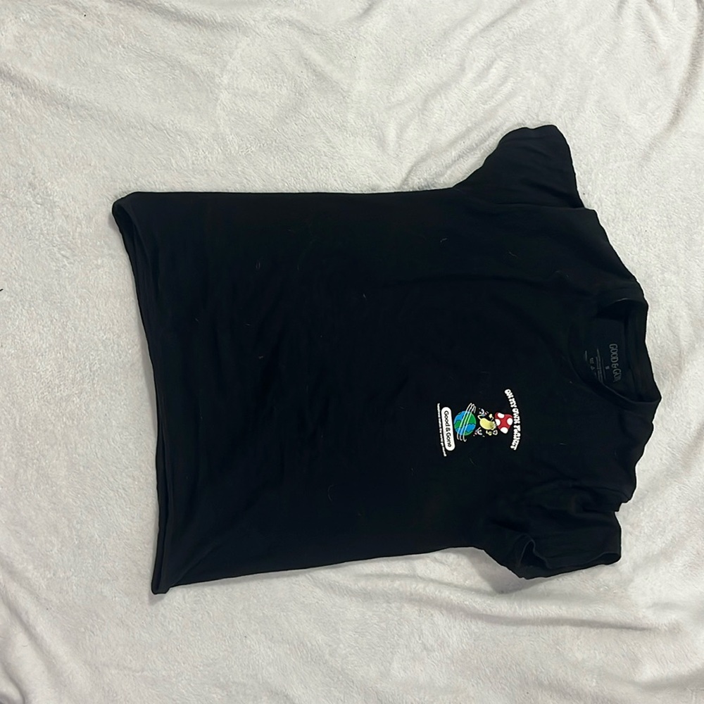 Good & Gone on my own planet black t shirt